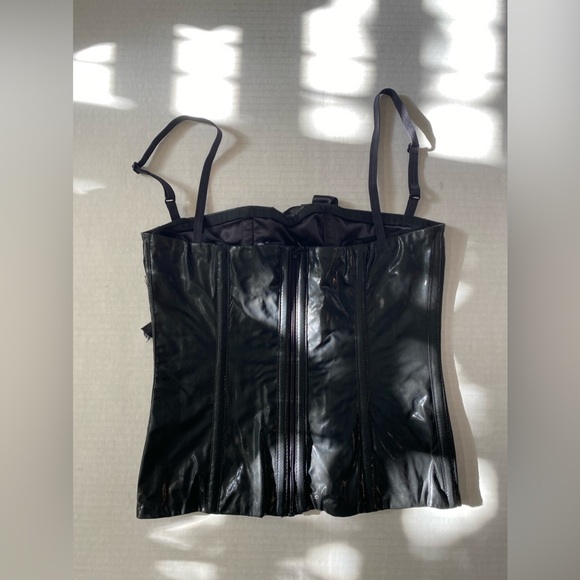 NWT Vintage D & G Dolce & Gabbana Black Bustier Top Size 40 - Picture 8 of 16